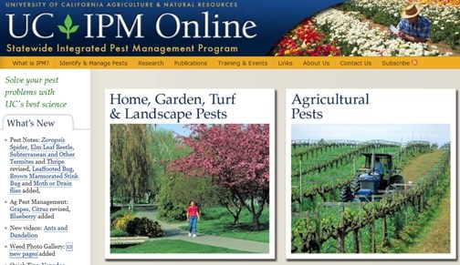 Statewide Integrated Pest Management program homepage