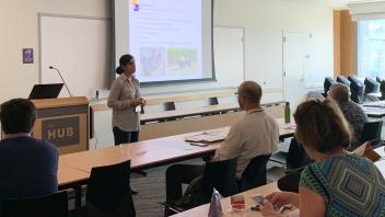 Farzaneh Khorsandi presents her research on ATV crush protection devices 
